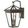 Alford Place 14" High Brown Outdoor Wall Light