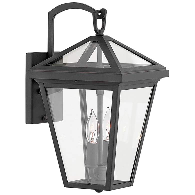 Image 1 Alford Place 14 inch High Museum Black LED Outdoor Wall Light