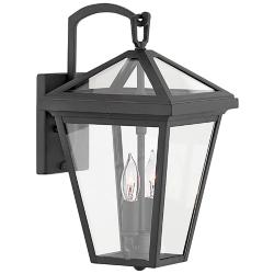 Alford Place 14&quot; High Museum Black LED Outdoor Wall Light