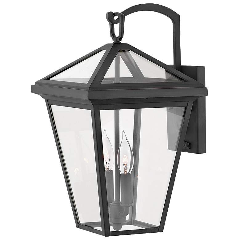 Image 1 Alford Place 17 1/2" High Black Outdoor Wall Light