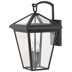 Alford Place 17 1/2&quot; High Black Outdoor Wall Light