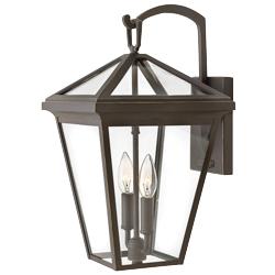 Alford Place 17 1/2&quot; High Brown Outdoor Wall Light