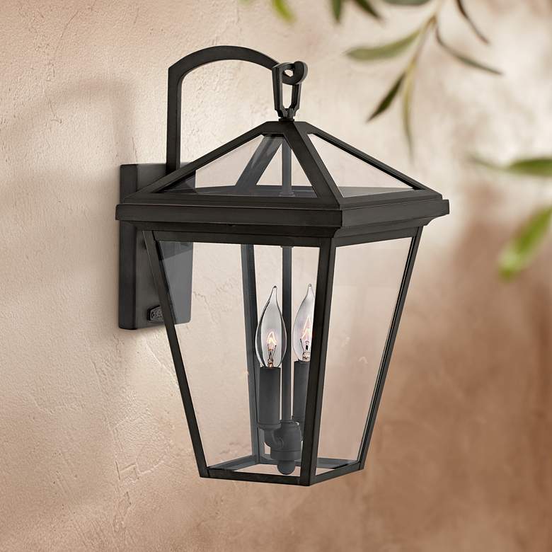 Image 1 Alford Place 17 1/2" High Museum Black Outdoor Wall Light