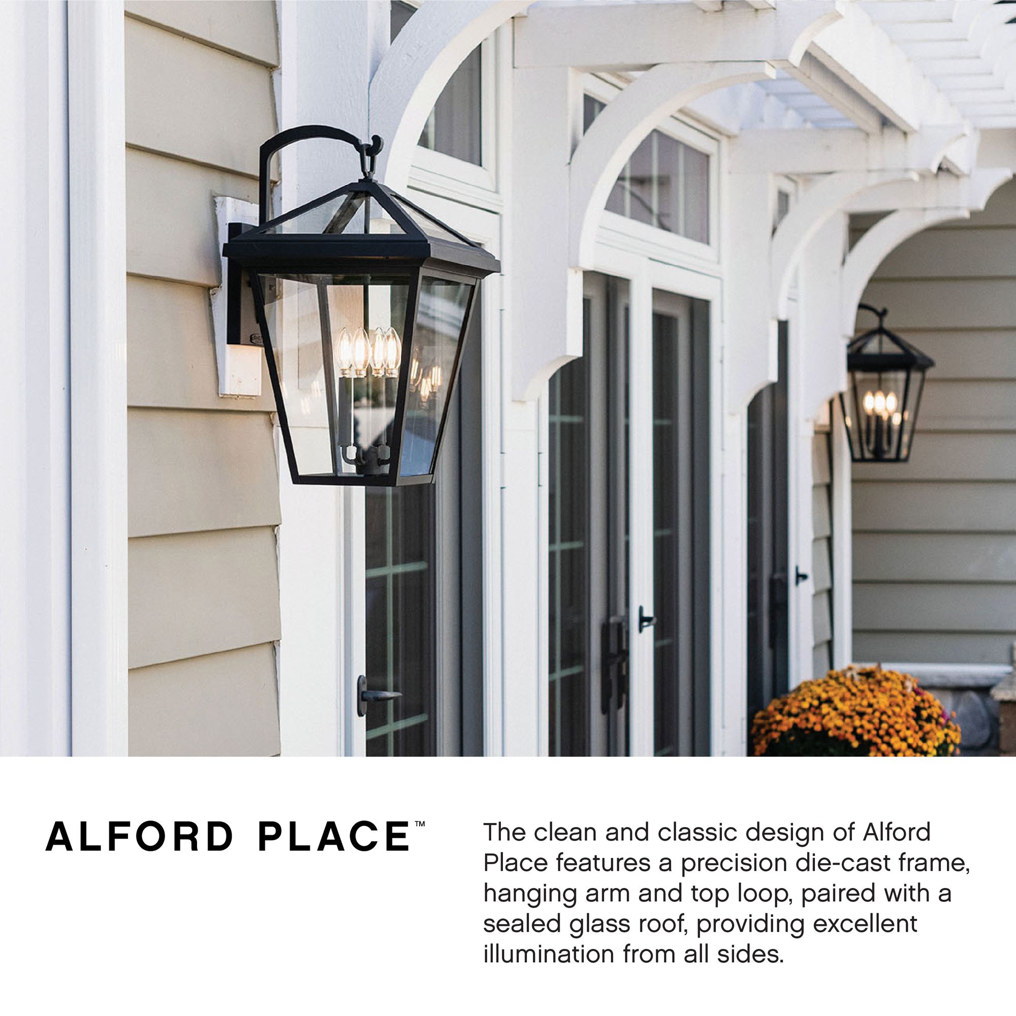 Image 6 Alford Place 17 1/2" High Museum Black Outdoor Wall Light more views
