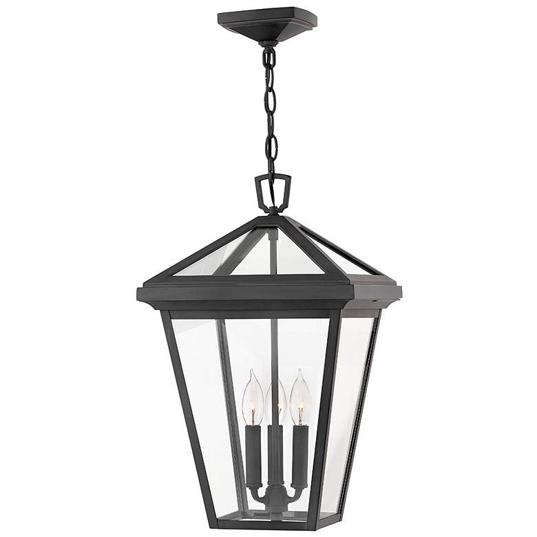 Image 1 Alford Place 19 1/2" High Black Outdoor Hanging Light