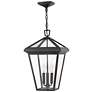 1_Alford Place 19 1/2" High Black Outdoor Hanging Light