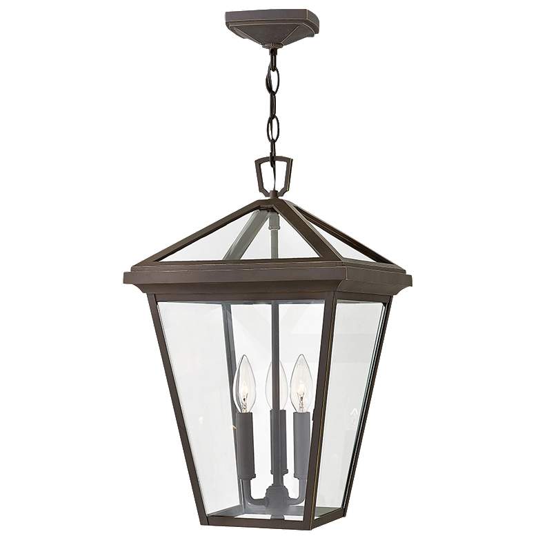 Image 1 Alford Place 19 1/2" High Brown Outdoor Hanging Light