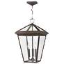 Alford Place 19 1/2" High Brown Outdoor Hanging Light