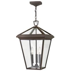 Alford Place 19 1/2&quot; High Brown Outdoor Hanging Light