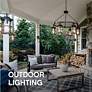 6_Alford Place 19 1/2" High Brown Outdoor Hanging Light more views