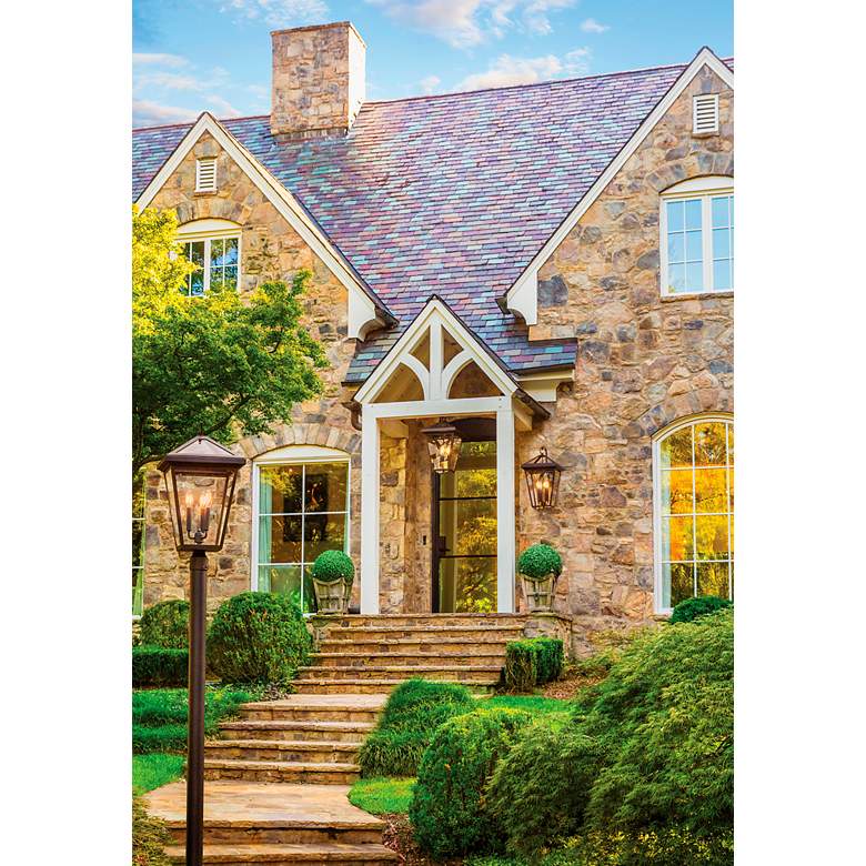 Image 7 Alford Place 19 1/2" High Brown Outdoor Hanging Light more views
