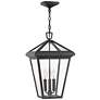 Alford Place 19 1/2" High Museum Black Outdoor Hanging Light