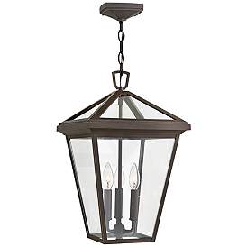 Image1 of Alford Place 19 1/2"H Rubbed Bronze Outdoor Hanging Light