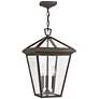 Alford Place 19 1/2"H Rubbed Bronze Outdoor Hanging Light