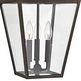 Image2 of Alford Place 19 1/2"H Rubbed Bronze Outdoor Hanging Light more views