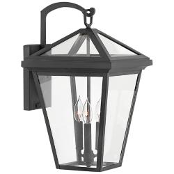 Alford Place 20 1/2" High Black 3-Light Outdoor Wall Light