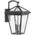 Alford Place 20 1/2" High Black 3-Light Outdoor Wall Light
