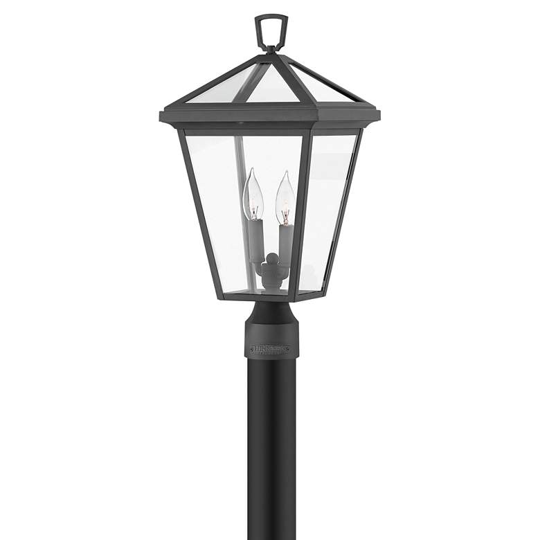 Image 1 Alford Place 20 1/4" High Museum Black Outdoor Post Light