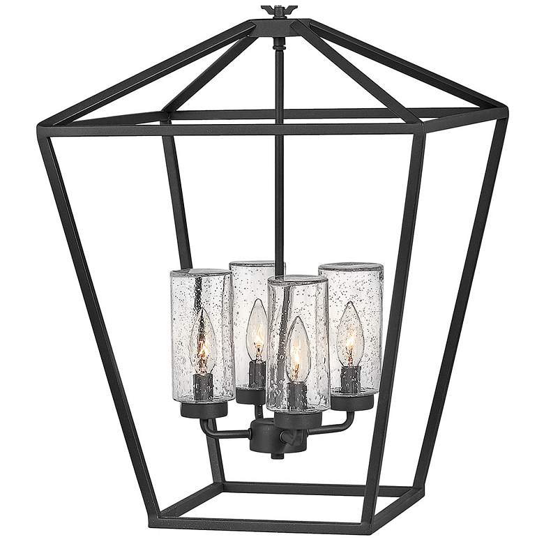 Image 3 Alford Place 24 1/2"H Black 4 Watts Outdoor Hanging Light more views