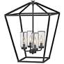 3_Alford Place 24 1/2"H Black 4 Watts Outdoor Hanging Light more views