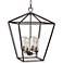 Alford Place 24 1/2"H Brown 4 Watts Outdoor Hanging Light