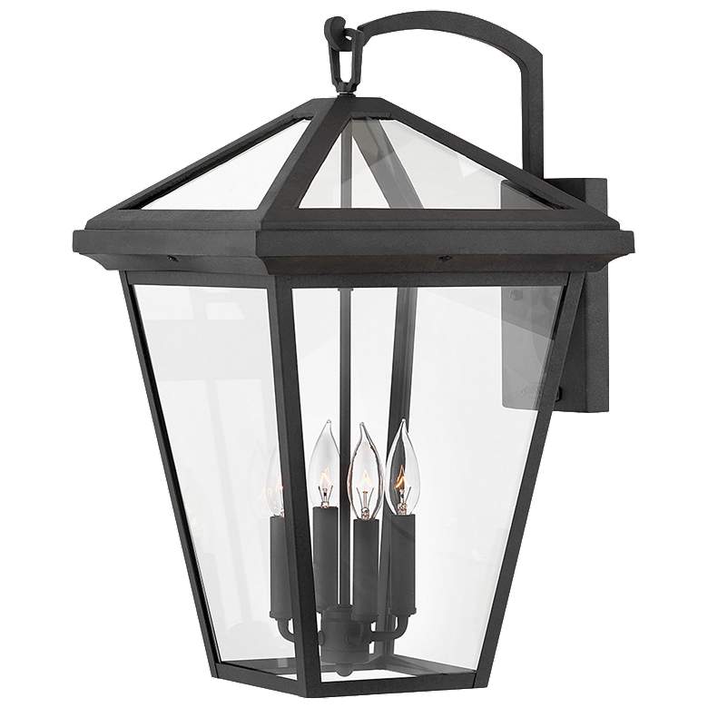 Image 1 Alford Place 24 inch High Black Outdoor Wall Light