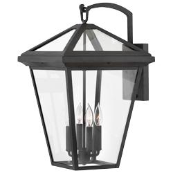 Alford Place 24&quot; High Black Outdoor Wall Light