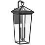 1_Alford Place 25"H Museum Black 2-Light Outdoor Wall Light