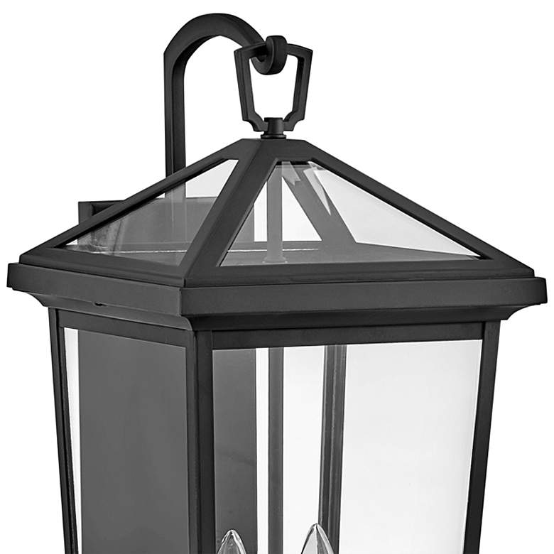 Image 2 Alford Place 25"H Museum Black 2-Light Outdoor Wall Light more views
