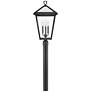 6_Alford Place 26"H Museum Black 3-Light Outdoor Post Light more views