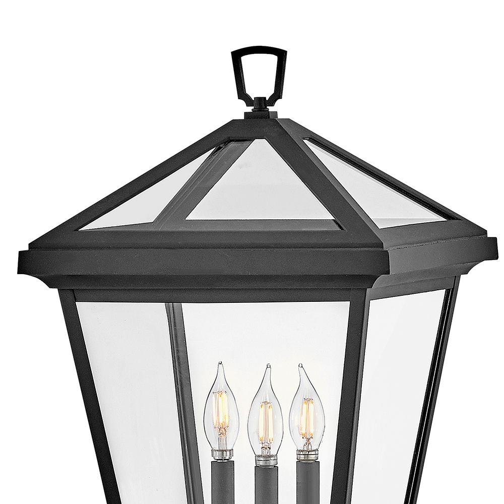 Alford Place 26"H Museum Black 3-Light Outdoor Post Light