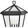 Alford Place 26"H Museum Black 3-Light Outdoor Post Light