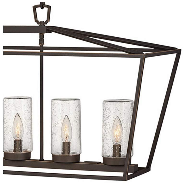 Image 6 Alford Place 40" Wide Bronze 6-Light LED Island Chandelier more views