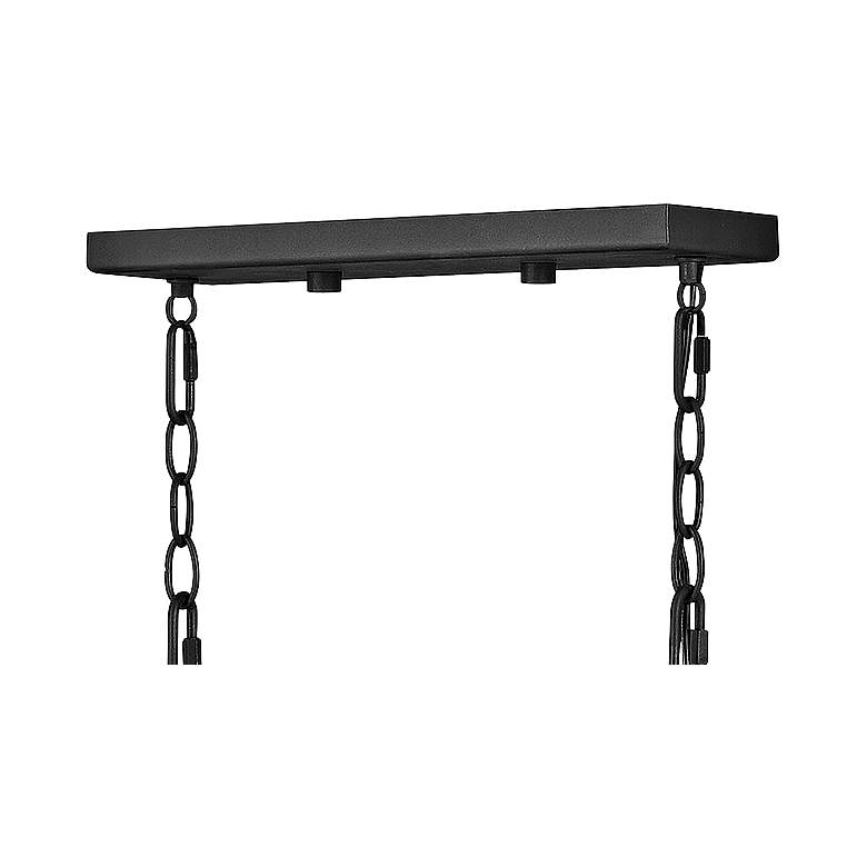 Image 4 Alford Place 40"W Black 6-Light Outdoor Island Chandelier more views