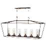 Alford Place 40"W Bronze 6-Light LED Outdoor Island Chandelier