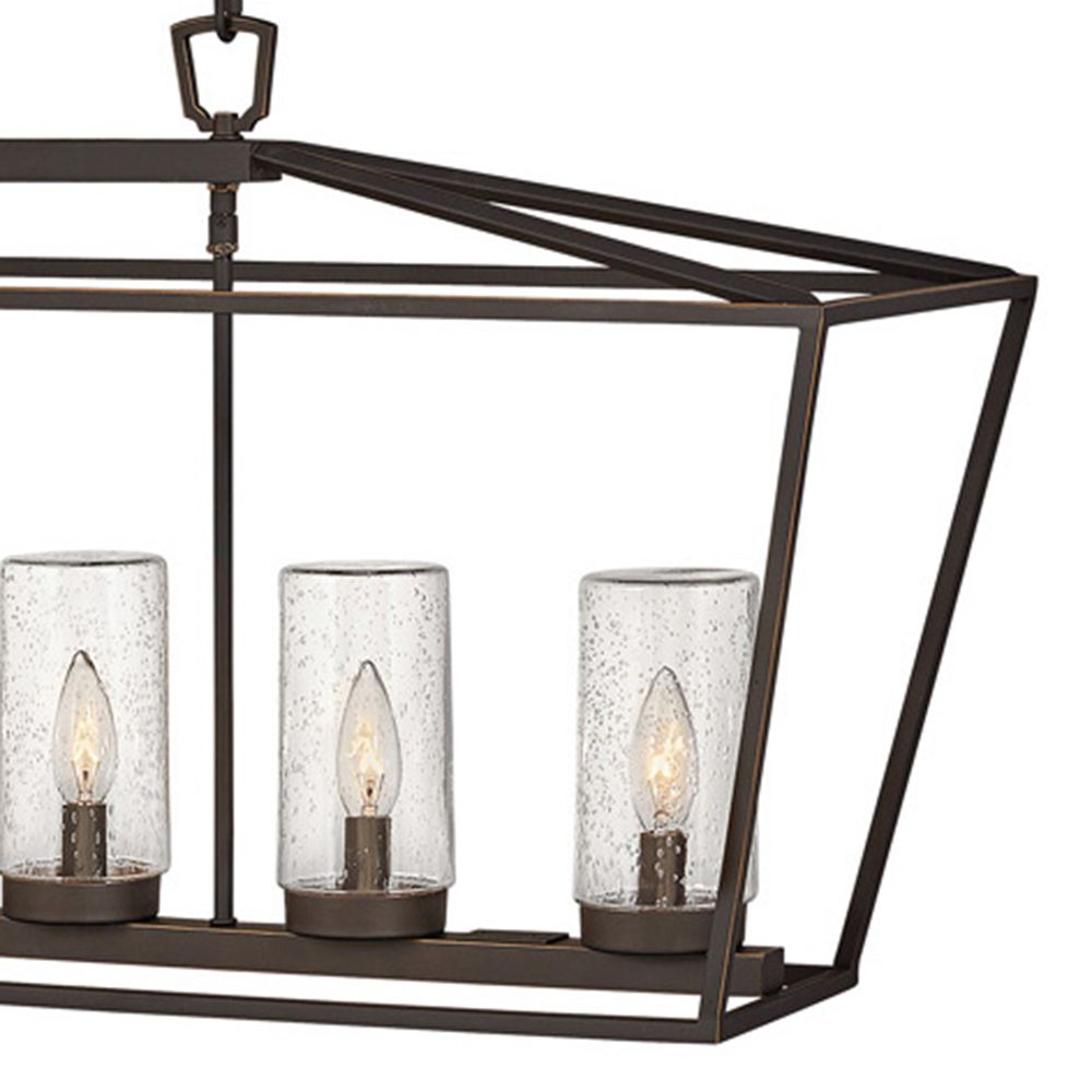Image 7 Alford Place 40"W Bronze 6-Light Outdoor Island Chandelier more views