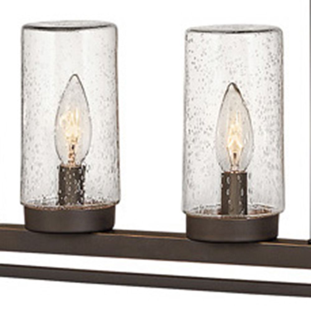 Alford Place 40"W Bronze 6-Light Outdoor Island Chandelier