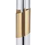 5_Alfred 30 1/2" High Soft Brass and Crystal Column Table Lamp Set of 2 more views