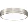 2_Algar 16" Wide Brushed Nickel LED Ceiling Light