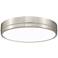 Algar 16" Wide Brushed Nickel LED Ceiling Light