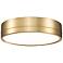 Algar 12" Wide Modern Gold Round LED Ceiling Light