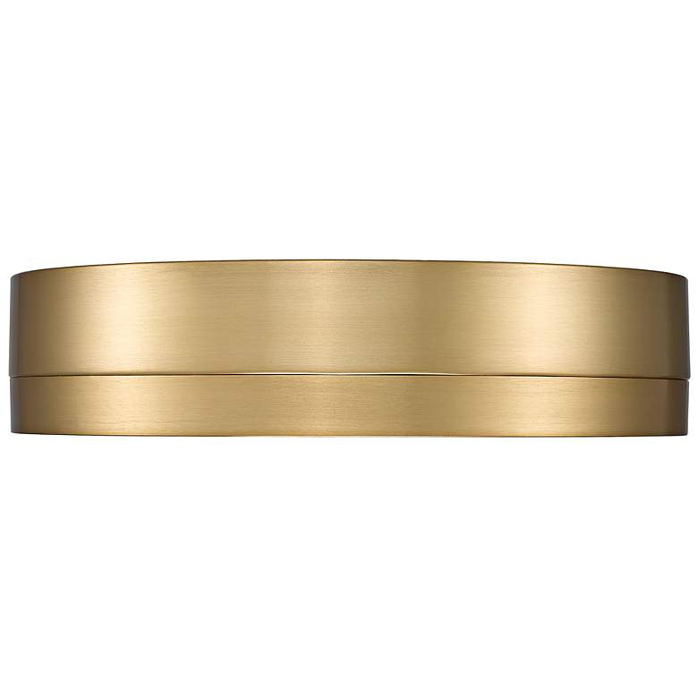 Image 7 Algar 12" Wide Modern Gold Round LED Ceiling Light more views