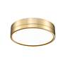 7_Algar 12" Wide Modern Gold Round LED Ceiling Light more views