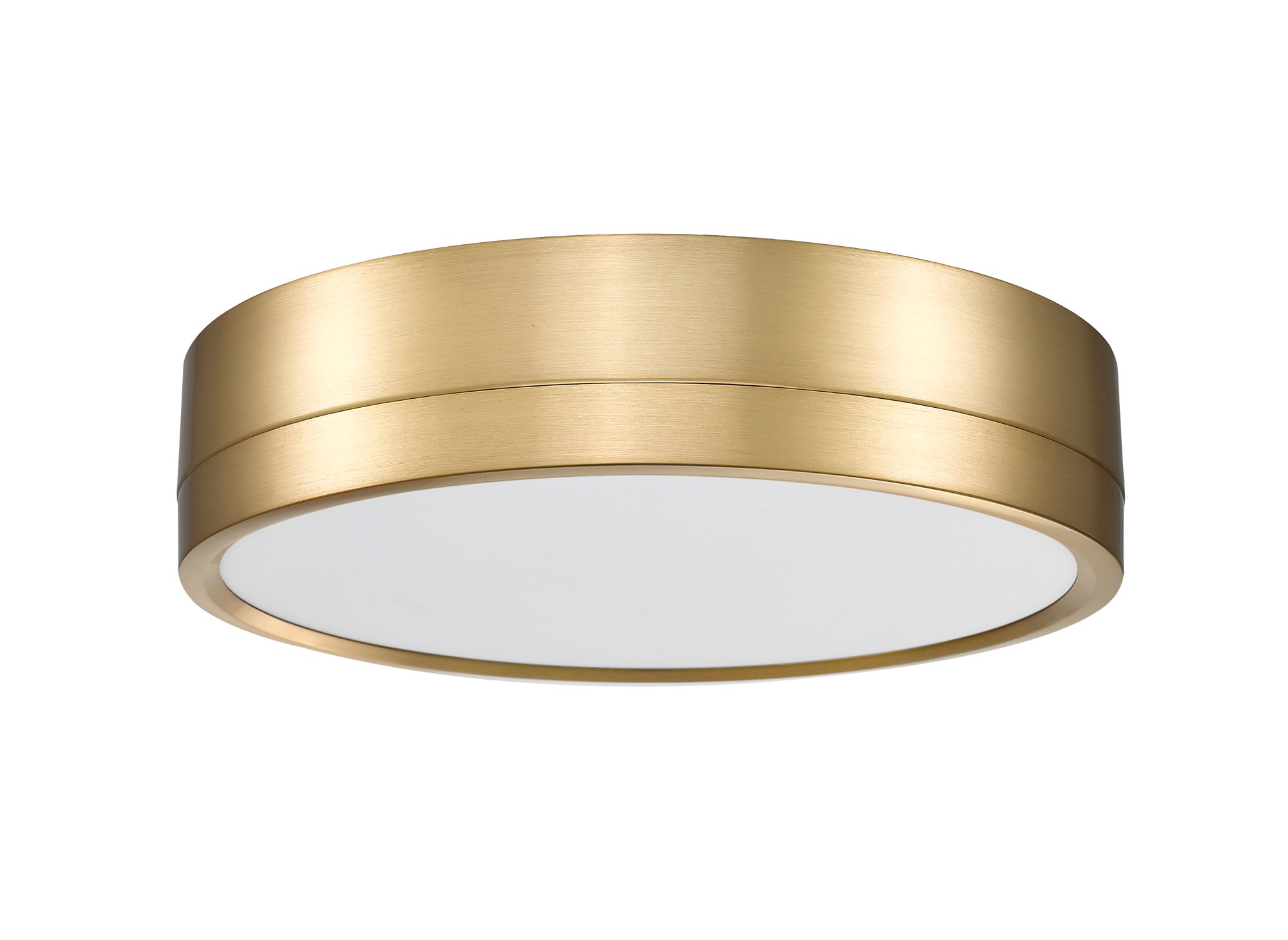 Algar 12" Wide Modern Gold Round LED Ceiling Light in scene