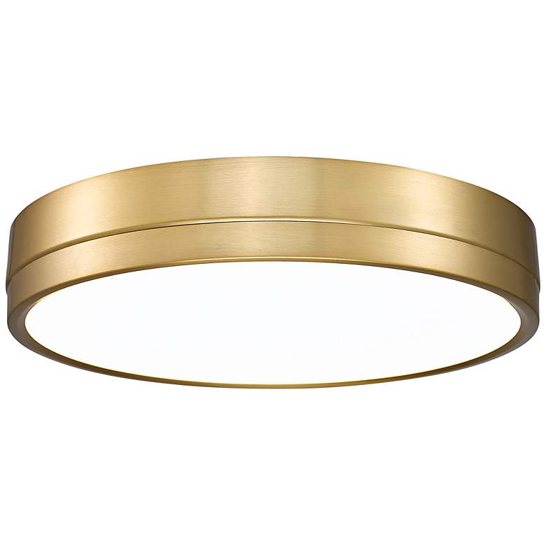 Image 3 Algar 16" Wide Modern Gold Round LED Ceiling Light