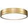 Algar 16" Wide Modern Gold Round LED Ceiling Light