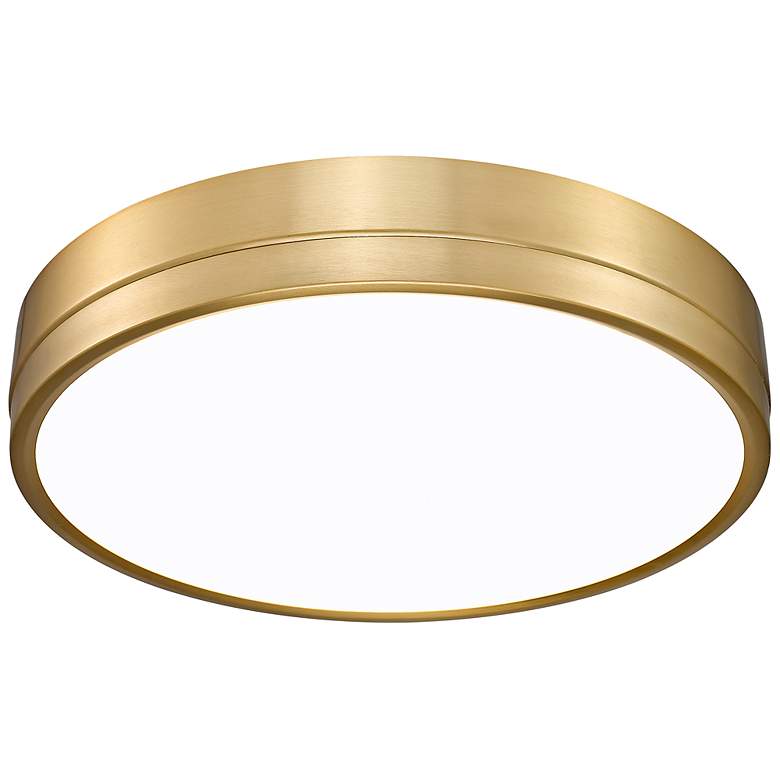 Image 6 Algar 16" Wide Modern Gold Round LED Ceiling Light more views