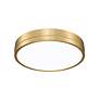 7_Algar 16" Wide Modern Gold Round LED Ceiling Light more views