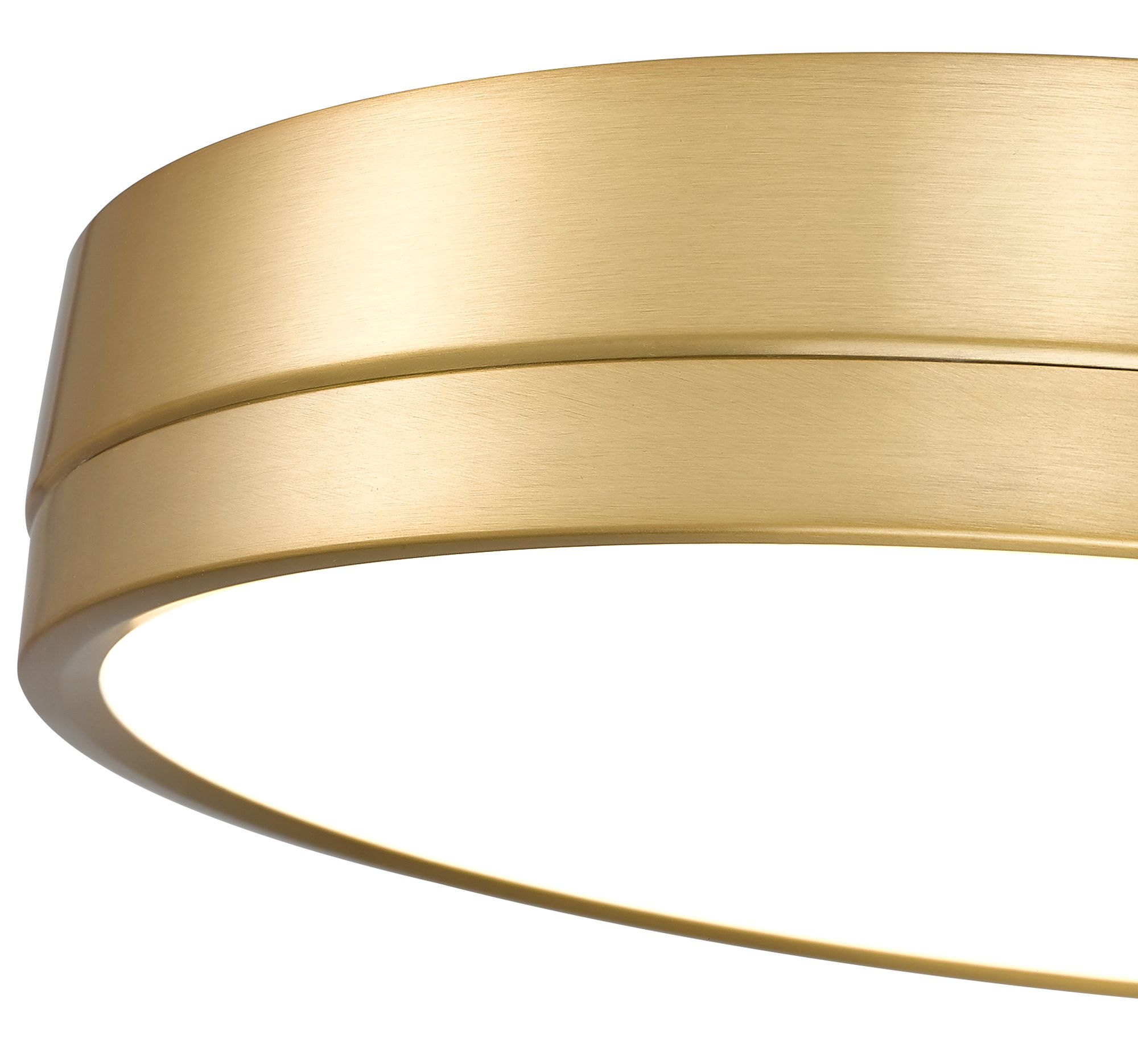 Algar 16" Wide Modern Gold Round LED Ceiling Light in scene