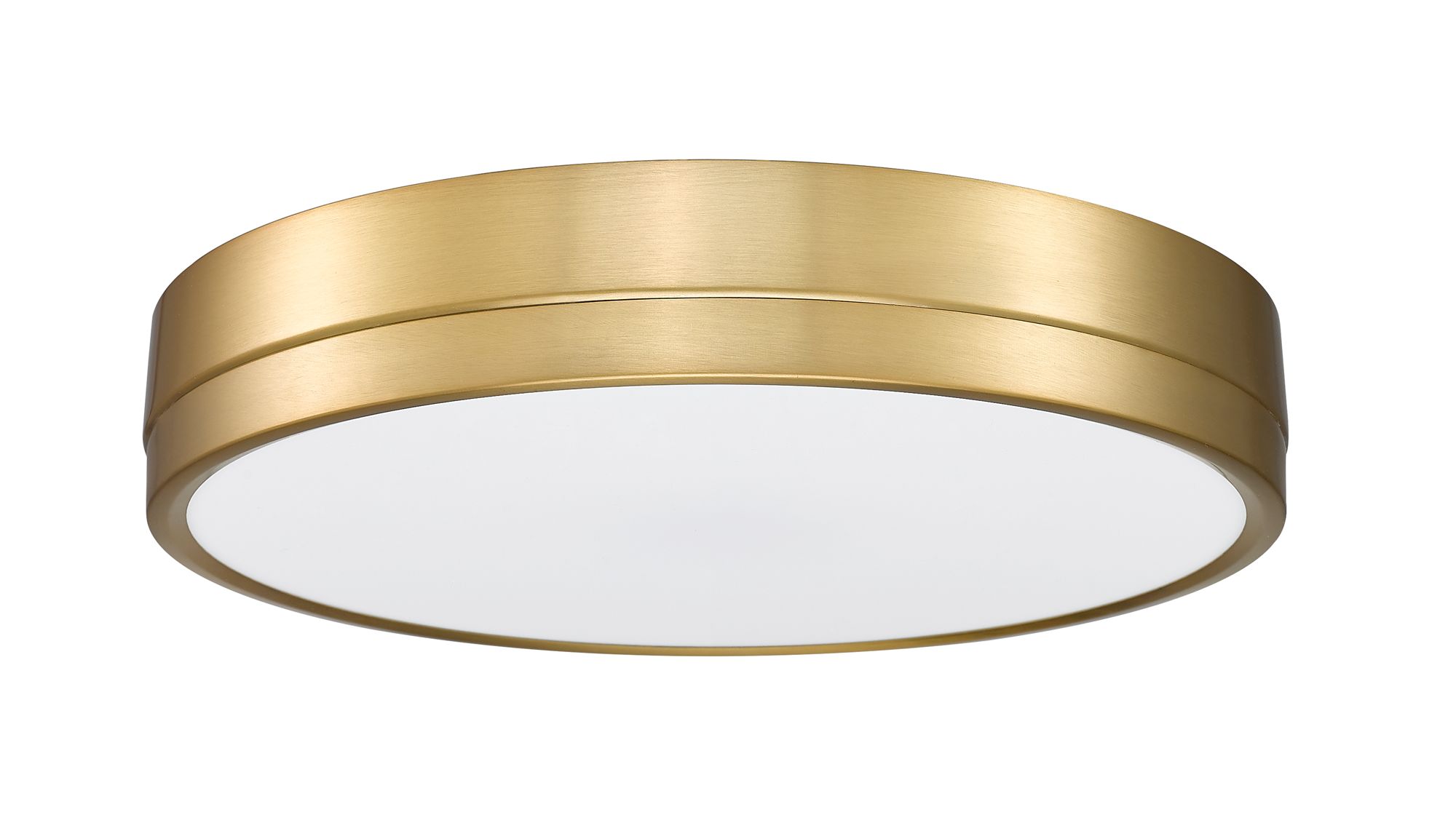 Algar 16" Wide Modern Gold Round LED Ceiling Light in scene